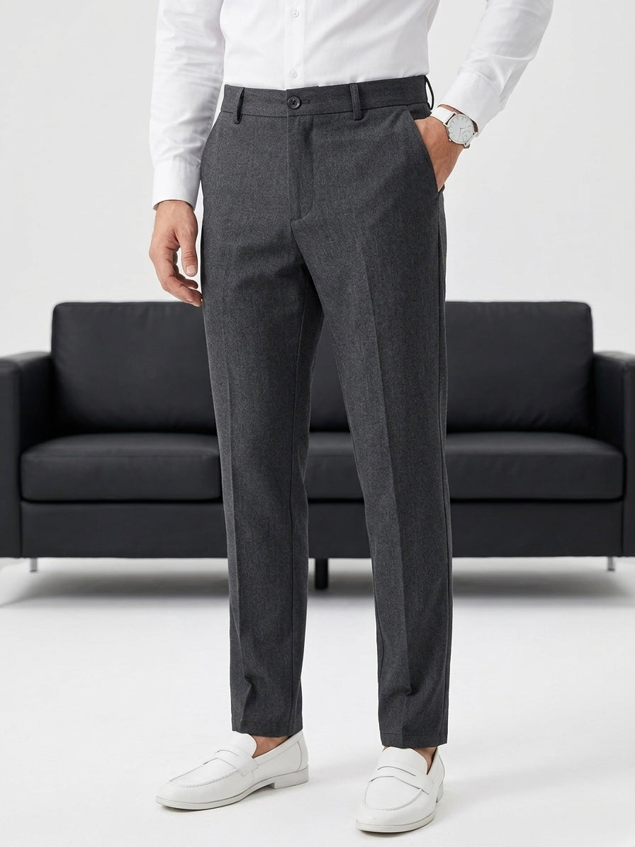 Hümra Kahve Slim Fit Chino Pantolon