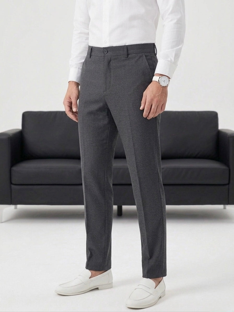 Hümra Kahve Slim Fit Chino Pantolon