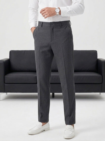 Hümra Kahve Slim Fit Chino Pantolon