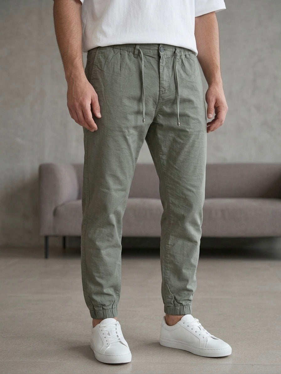 Hümra Antrasit Lastikli Paça Jogger Pantolon